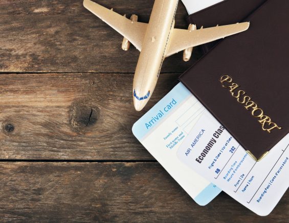 Passport and Plane Tickets